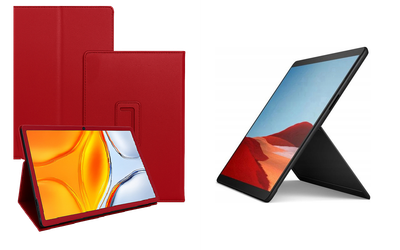 Чохол-підставка CRAYTON для Microsoft Surface Pro X – стиль, захист і ручна збірка, колір Червоний