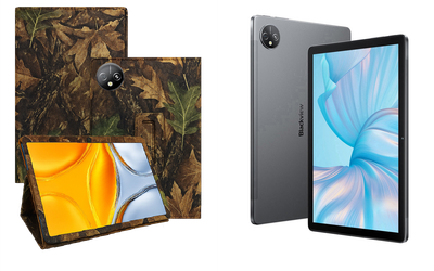 Чехол-подставка CRAYTON для Blackview Tab 80 – стиль, защита и ручная сборка, цвет Клен