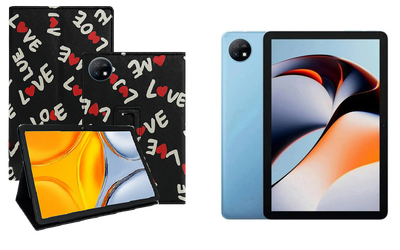 Чехол-подставка CRAYTON для Blackview Oscal Pad 7 – стиль, защита и ручная сборка, цвет Лав