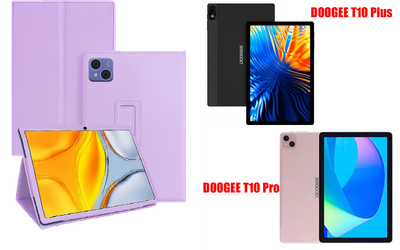 Чехол-подставка CRAYTON для DOOGEE T10 Plus, T10 Pro – стиль, защита и ручная сборка, цвет Фиолетовый