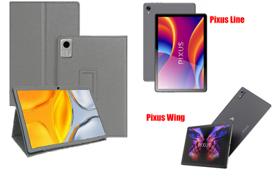 Чохол-підставка CRAYTON для Pixus Line, Pixus Wing – стиль, захист і ручна збірка, колір Сірий тм
