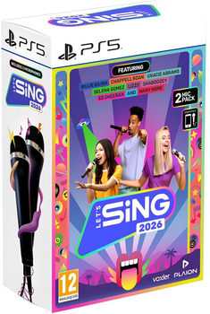 Gra PS5 Let's Sing 2026 + 2 mikrofony (Blu-ray płyta) (4020628555290)