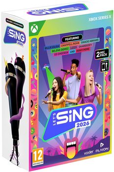 Gra XSX Let's Sing 2026 + 2 mikrofony (Blu-ray płyta) (4020628555276)