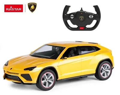 Машинка Lamborghini URUS жовтий Rastar модель 1:14 Автомобіль на дистанційному керуванні пульт (RAS.73000.YEL)