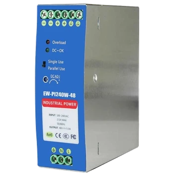 Блок живлення Ewind EW-PI240W-48 на DIN-рейку 240 Вт/48 В