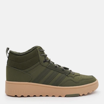 Чоловічі демісезонні черевики Adidas Hoops 4.0 Mid Winterized JQ5363 42 (8UK) 26.5 см Olistr/Ngtcar/Gum4 (4068803806829)