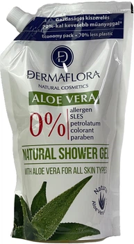 Гель для душа Dermaflora Natural aloe refill 500 мл (5997001733684)