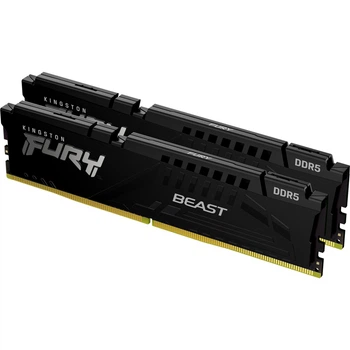 Модуль пам'яті для комп'ютера DDR5 64GB (2x32GB) 6000 MHz Beast EXPO Black Kingston Fury (ex.HyperX) (KF560C36BBE2K2-64)