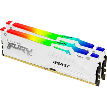 Модуль пам`ятi DDR5 2х16GB/6000 Kingston Fury Beast RGB White