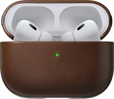Чехол Nomad Modern Leather Case Brown for Airpods Pro 2nd Gen
