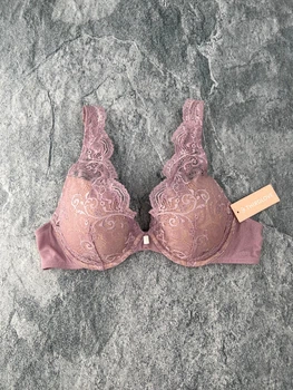 Кружевной Бюстгальтер Thirdlove 24/7 Lace Contour Plunge Bra - 85A- пудра
