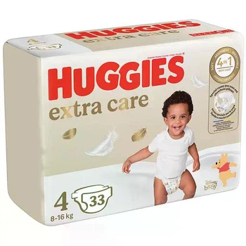 Підгузки Huggies Extra Care Jumbo розмір 4 (8-16 кг), 33 шт
