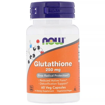 Глутатион L-Glutathione Now Foods 250 мг 60 капсул