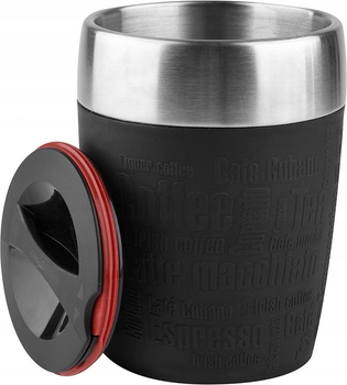 Термокухоль Emsa Travel Cup 200 мл Чорний (EM514514)