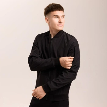 Бомбер Thunder Pobedov мужской soft shell L черный (26492)
