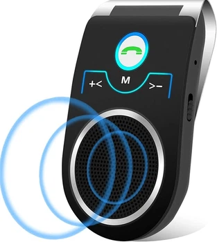 Гучний зв'язок авто Bluetooth-гарнітура для мобільного телефону Aigolink T825 Black (R4182130820250)