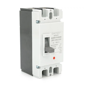 Двухполюсный автомат постоянного тока MCCB JSM1-250L/2300 150A DC500-800V 6kA