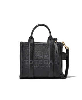 Сумка шопер женская Marc Jacobs The Leather Mini Tote Bag H053L01RE22-001 черная