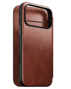 Кожаный чехол-книжка Nomad Modern Folio Horween Olde Dublin для iPhone 17 Pro