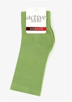 Жіночі гладкі шкарпетки Marilyn Forte 58 intense verde 36-40