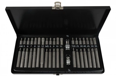 Набір біт ударних GUT Mechanic TORX, HEX, SPLINE GUT Mechanic, 40 шт. (IBS10040) -COPY-