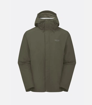 Куртка мужская Rab Downpour Jacket Man M Оливковий