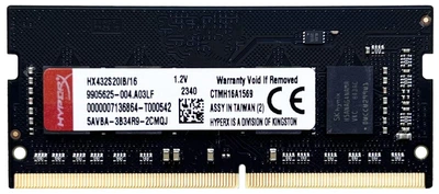 Оперативная память Kingston HyperX SODIMM DDR4 16Gb 3200Mhz