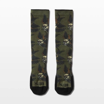 Носки 5.11 Tactical Sock & Awe Broken Sparrow L RANGER GREEN