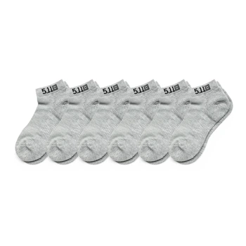 Шкарпетки 5.11 Tactical PT-R Basic Ankle Socks (6 пар) Heather Grey S (10047-016)
