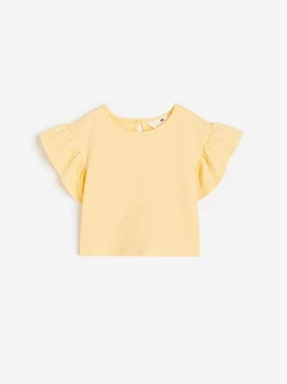 Блуза H&M 116см желтый 250911740931