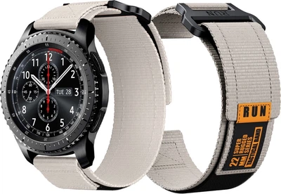 Нейлоновий ремінець RunFlex для Samsung Gear S3 Frontier Silver (42005-59)