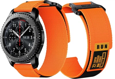 Нейлоновий ремінець RunFlex для Samsung Gear S3 Frontier Orange (42005-2C)