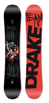 Сноуборд Drake TEAM 158 Grey/white/red (76261005) O
