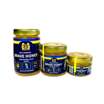 Мед Brave honey Акацієвий 320 г
