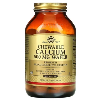 Кальций 500 мг Chewable Calcium Solgar 120 жевательных таблеток