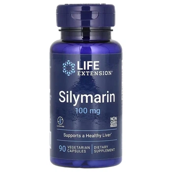 Розторопша (Сілімарін) 100 мг Silymarin Life Extension 90 капсул