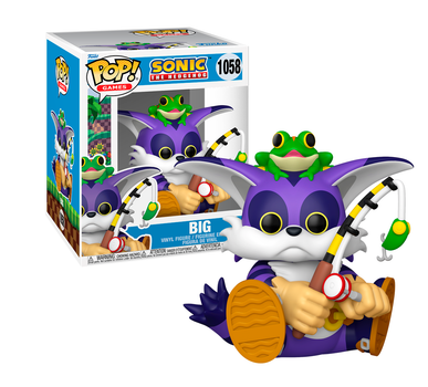 Фигурка Funko Pop Фанко Поп Ёжик Соник Биг Sonic The Hedgehog Big 12см (615F4CE0BB69)