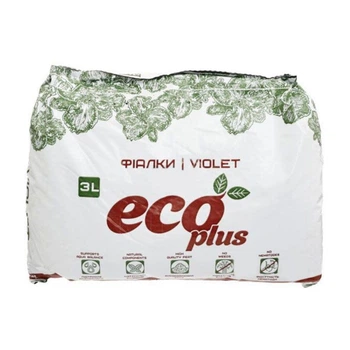 Торфяной субстрат Eco Plus Фиалка 3л