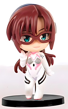 Фигурка Chibi Чиби Макинами Мари Евангелион Makinami Mari Evangelion 10см (6D00A89D3164)