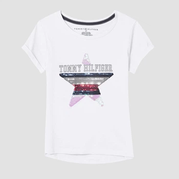 Детская футболка для девочки Tommy Hilfiger 83847249 104 см Белая (1159844566)