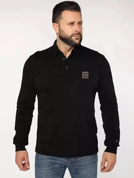 Поло чоловіче з довгим рукавом Interlock TOMMY HILFIGER TH-23003BL 4XL