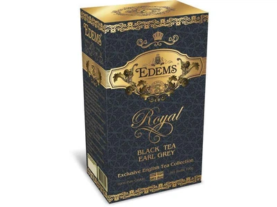 Чай фасований чорний Edems 100г "ROYAL BLACK TEA EARL GREY"