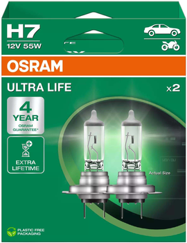 Автолампи OSRAM Ultra Life H7 55 Вт 12 В (4052899436558)