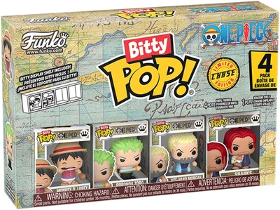 Набір ігрових фігурок Funko Bitty Pop! серії Великий куш - Луффі 4 фігурки (86892)