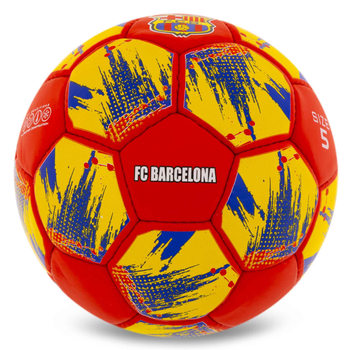 Мяч футбольный №5 PU Гриппи сшит вручную BALLONSTAR BARCELONA FB-0047-805