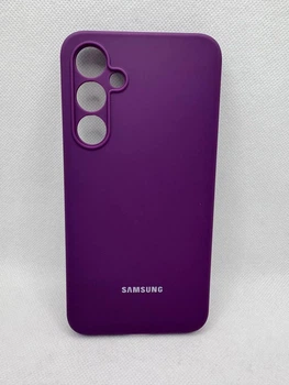 Чехол Silicone Cover Full для Samsung Galaxy A35 Фиолетовый Баклажан