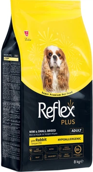 Повноцінний та збалансований сухий корм для собак малих порід Reflex Plus Mini & Small Breed з кроликом 8 кг (RFX-125) (8698995037174)