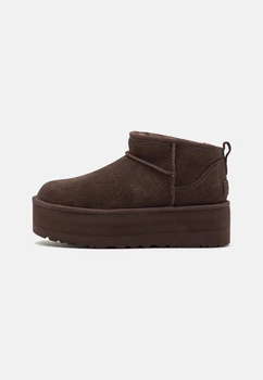 Женские угги UGG Classic Ultra Mini Platform Burnt Cedar Темно-Коричневый 41 1135092