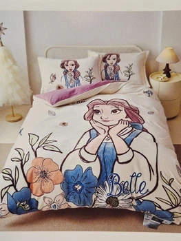 Теплый флисовый комплект постельного белья полуторный Koloco Belle