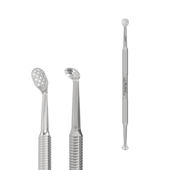 Ложка косметологическая STALEKS PRO EXPERT 20 TYPE 1 (Уно + Прямоугольная шумовка 15 отверстий)